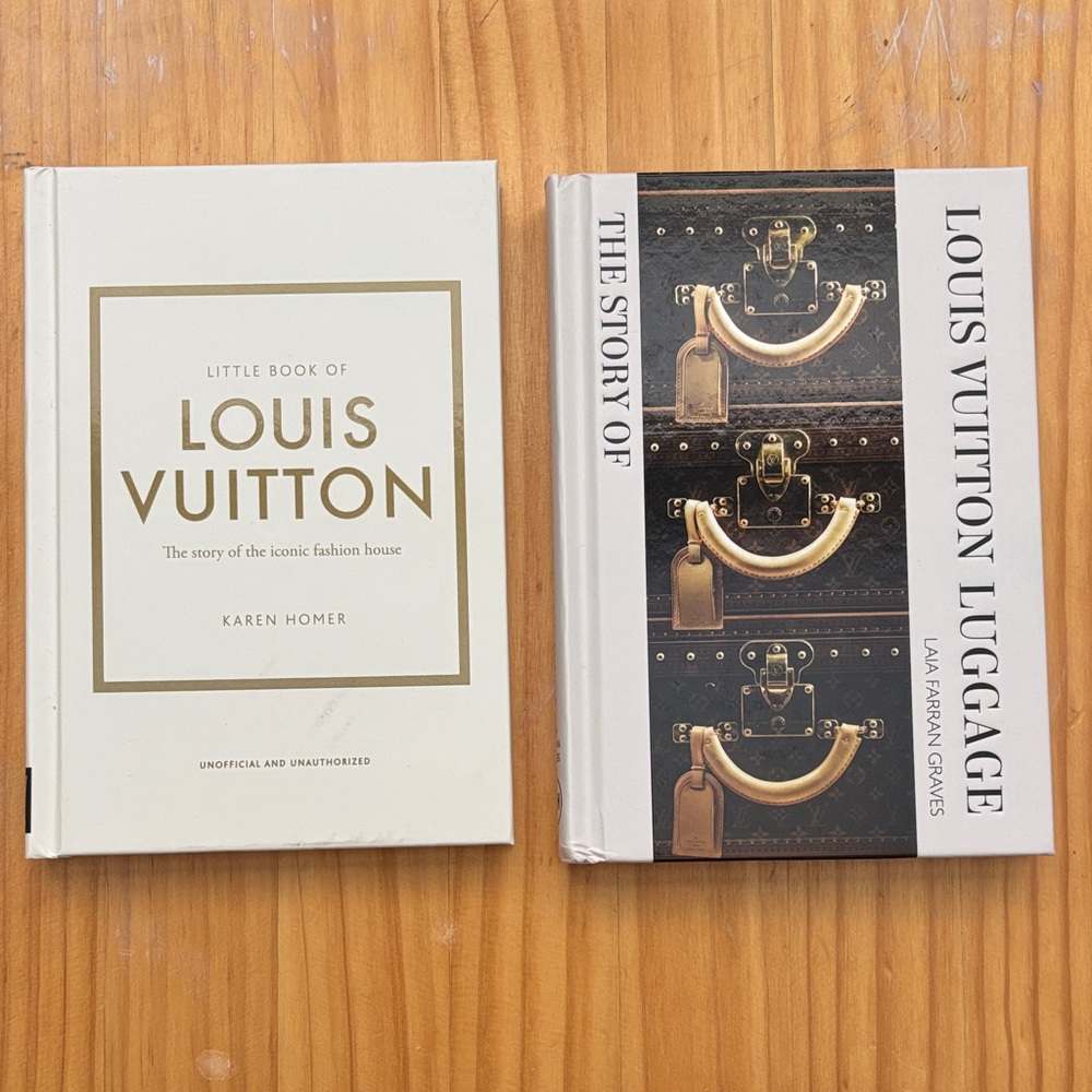 Louis Vuitton Book Set with Black and White Covers
